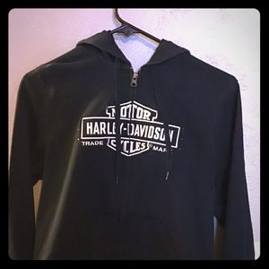 Harley black hoodie size medium
